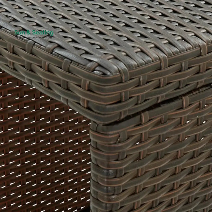 Maravilla Outdoor Rattan Wicker Bar Table with High-Top Design Bar Table