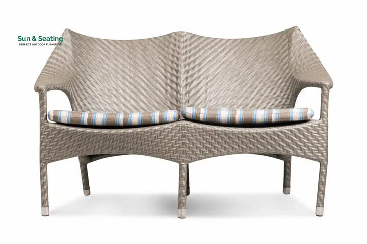 María Outdoor Sofa Set 2 Seater 2 Single seater and 1 Center Table (Beige) Sofa Sets
