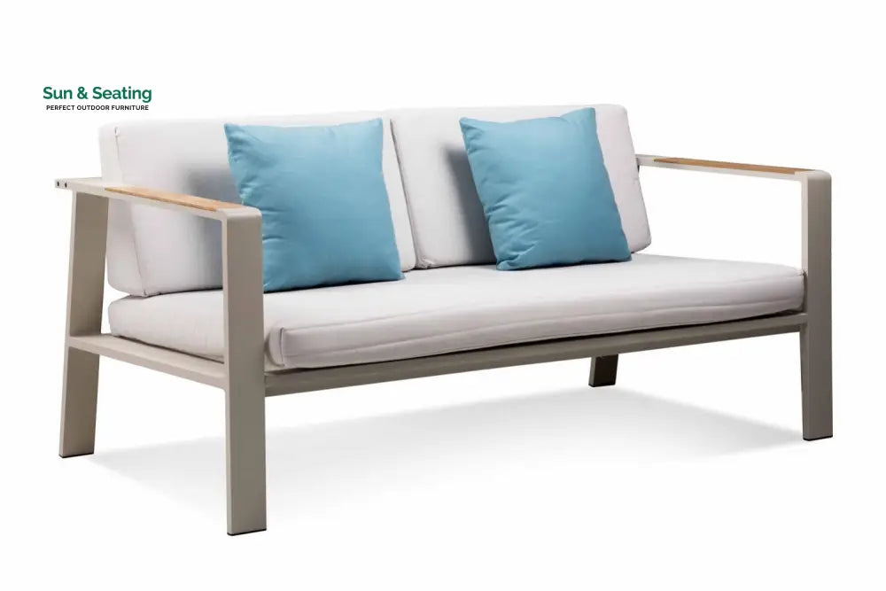 Marino Outdoor Sofa Set 2 Seater 2 Single seater and 1 Center Table (Beige) Sofa Sets