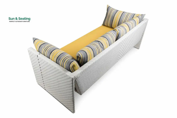 Marino Outdoor Sofa Set 2 Seater 2 Single seater and 1 Center Table (Sea Shell) Sofa Sets