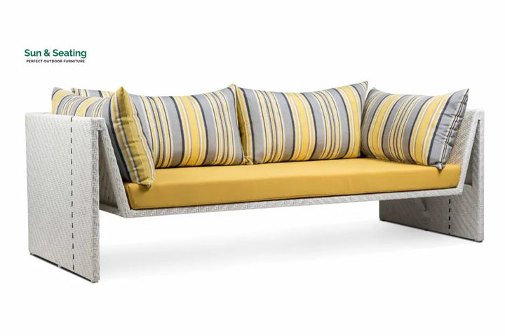 Marino Outdoor Sofa Set 2 Seater 2 Single seater and 1 Center Table (Sea Shell) Sofa Sets