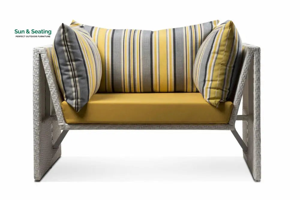 Marino Outdoor Sofa Set 2 Seater 2 Single seater and 1 Center Table (Sea Shell) Sofa Sets