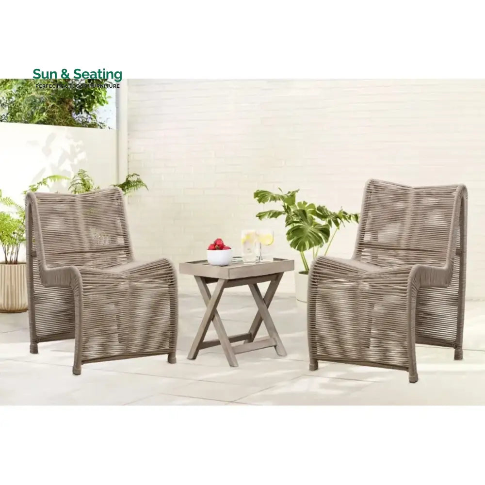 Mariposa 2-Piece Outdoor Rope Patio Chairs Patio Chairs
