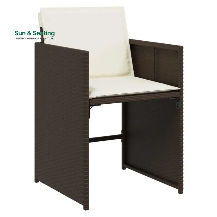 Marit Outdoor Rattan Wicker Dinning Set 9-Piece Dining Set