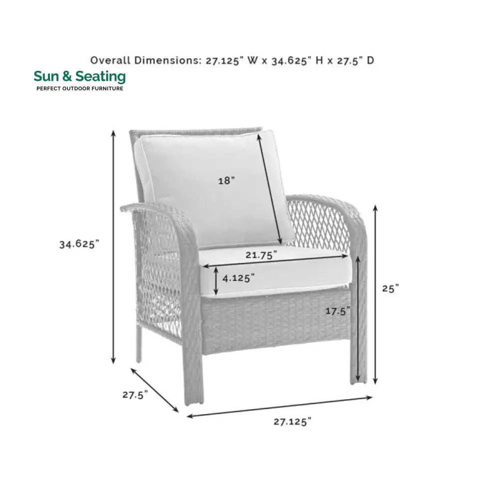 Meier Outdoor Sofa Set 2 Seater 2 Single seater and 1 Center Table (Grey) Sofa Sets
