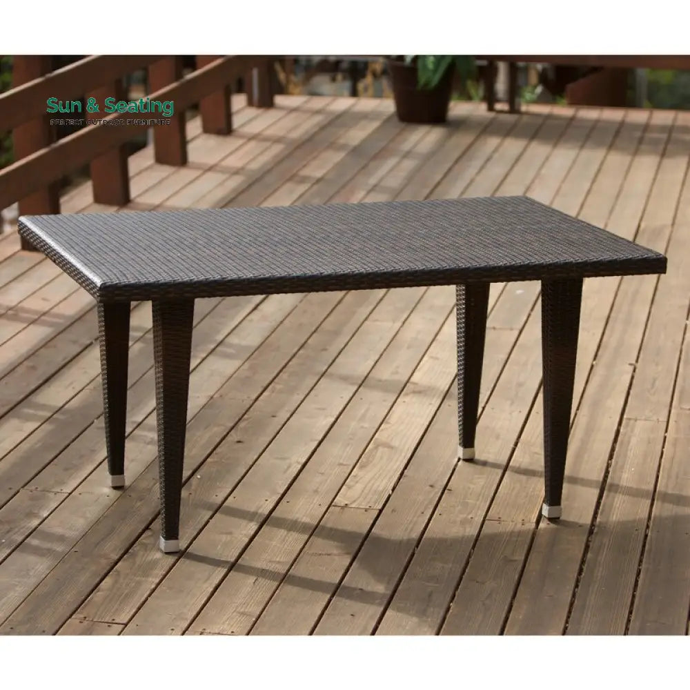 Michele Outdoor Patio Dining Set 6 Chairs and 1 Table (Brown) Dining sets