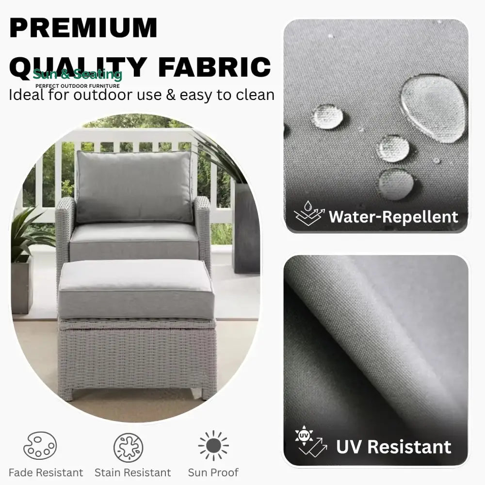 Miki 5 Pieces Patio Furniture Set Patio Sofa Set