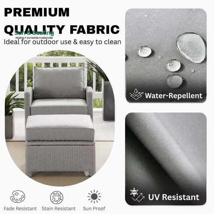 Miki 5 Pieces Patio Furniture Set Patio Sofa Set