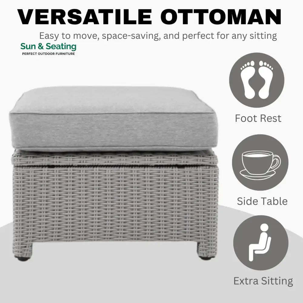 Miki 5 Pieces Patio Furniture Set Patio Sofa Set