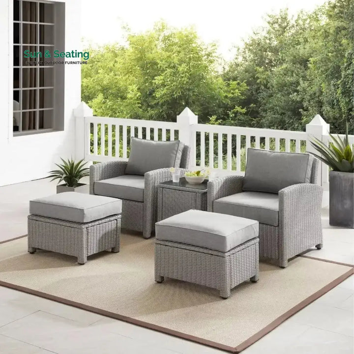 Miki 5 Pieces Patio Furniture Set Patio Sofa Set