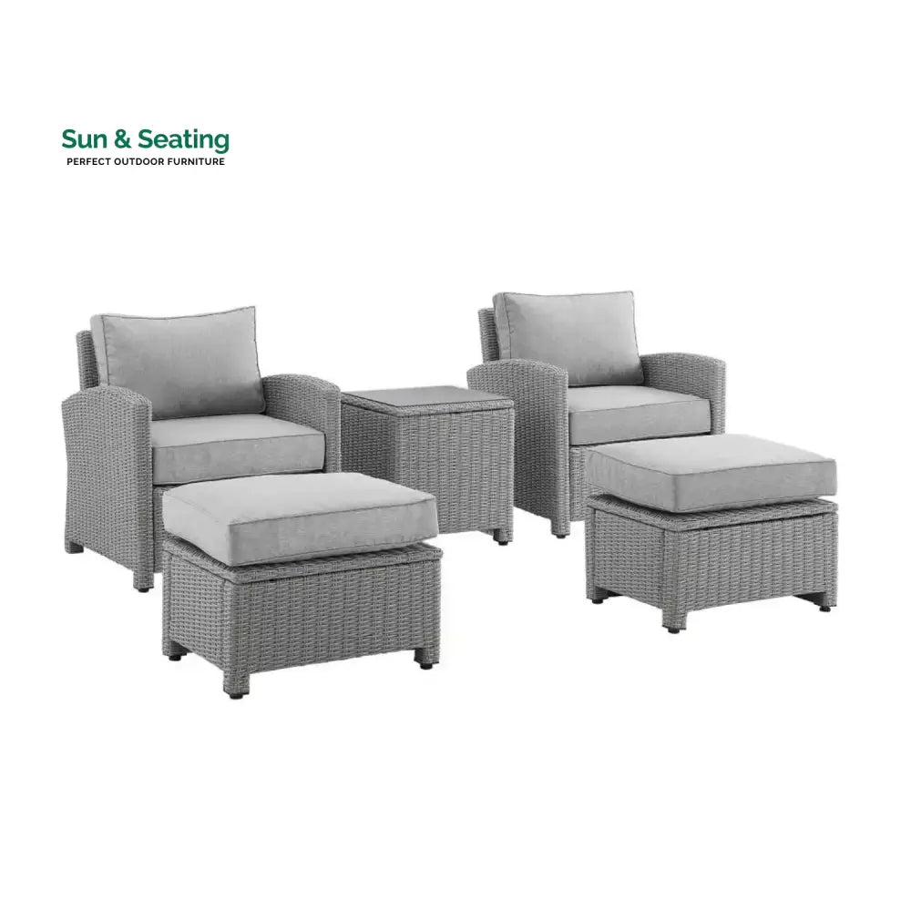 Miki 5 Pieces Patio Furniture Set Patio Sofa Set