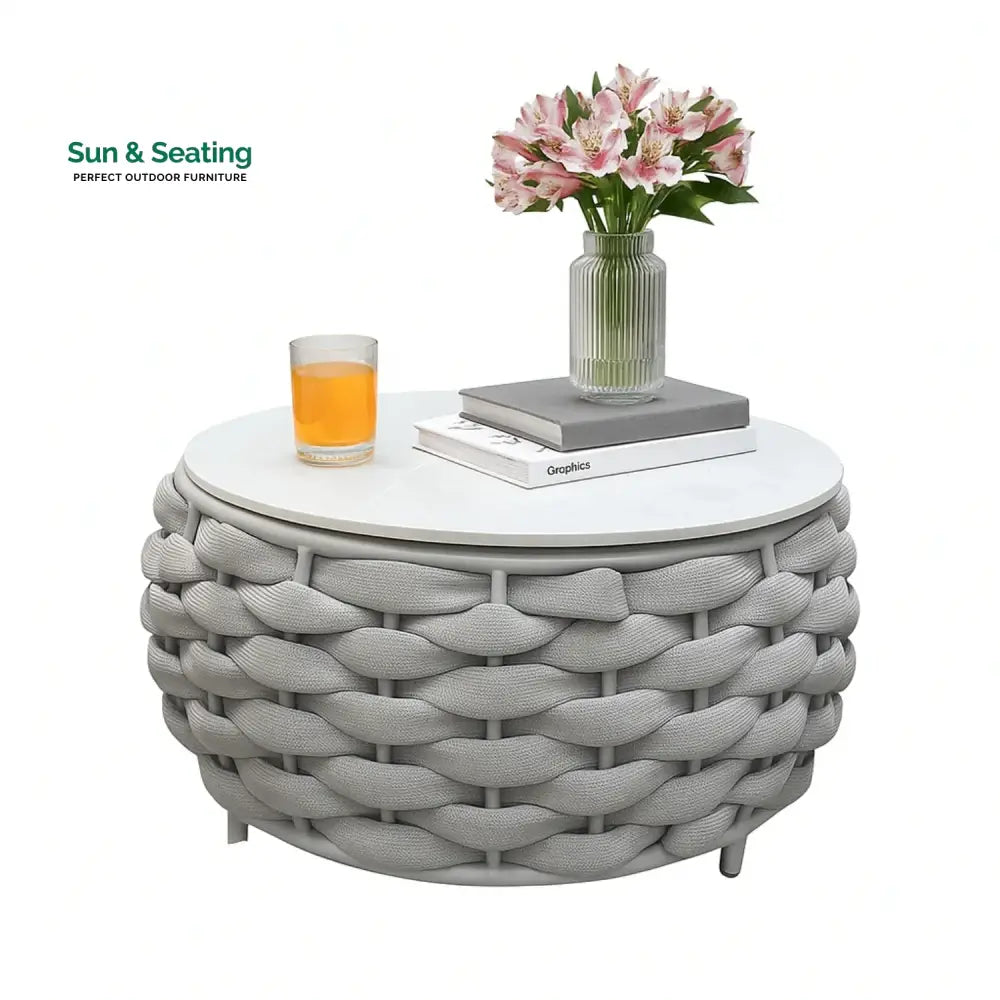 Minami Nest Shape 3-Piece Hand-Woven Rope Patio Set Patio Set