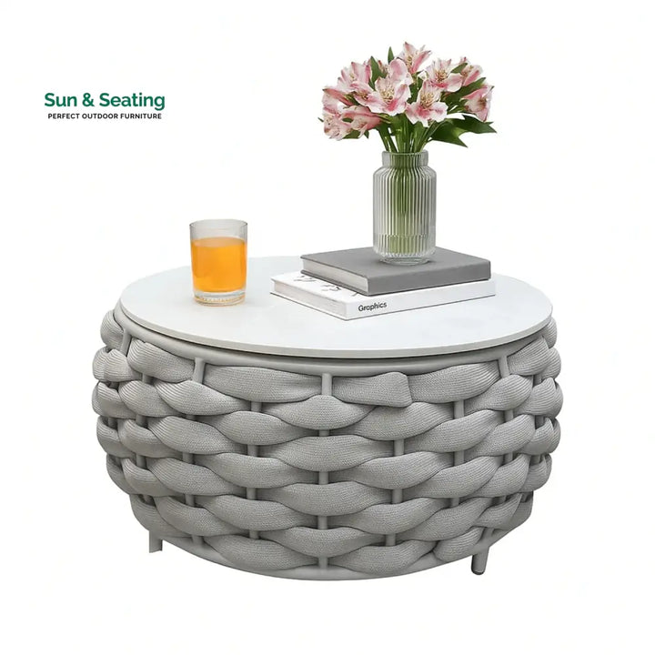 Minami Nest Shape 3-Piece Hand-Woven Rope Patio Set Patio Set