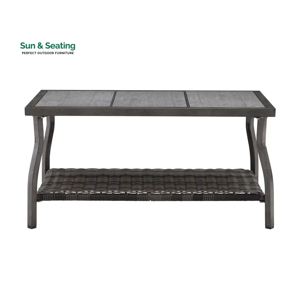 Mishil Outdoor Sofa Set 2 Seater 2 Single seater and 1 Center Table (Grey) Sofa Sets