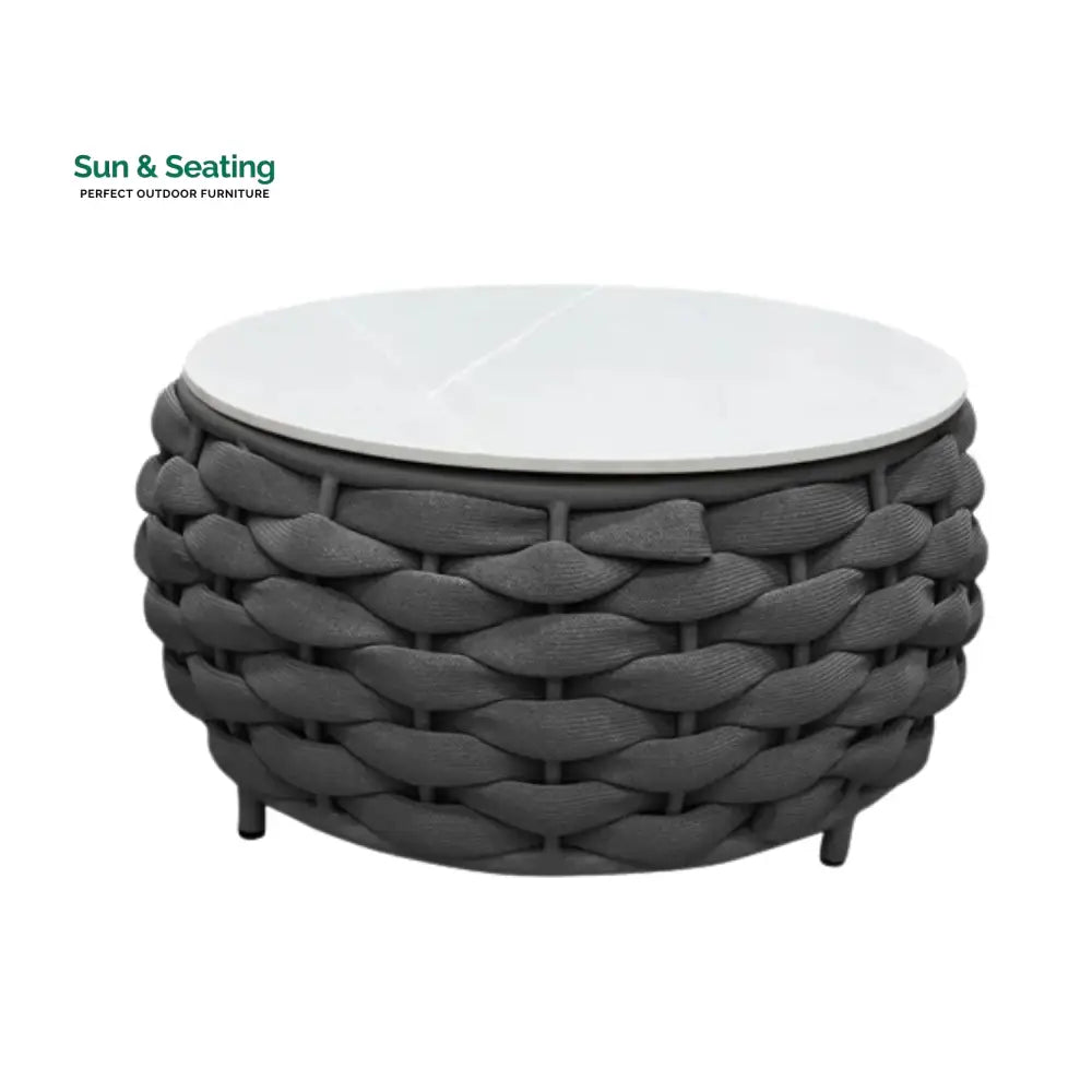 Miyako Nest Shape 3-Piece Hand-Woven Rope Patio Set Patio Set