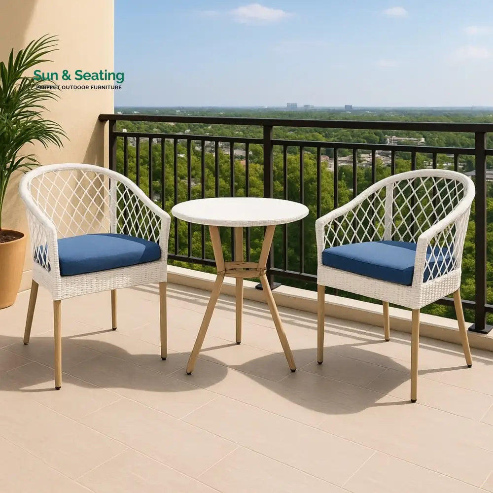 Miyu 3-Piece Outdoor Rattan Wicker Patio Set Patio Set