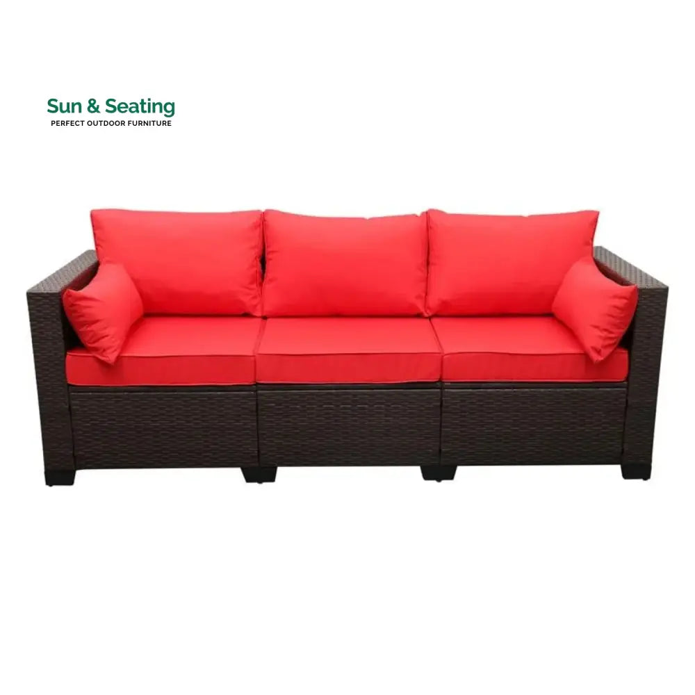 Montserrat 3-Seater Outdoor Rattan Wicker Patio Sofa Sofa Set