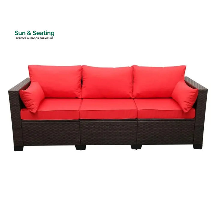 Montserrat 3-Seater Outdoor Rattan Wicker Patio Sofa Sofa Set