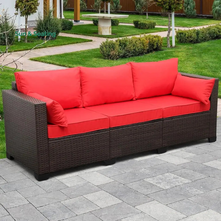Montserrat 3-Seater Outdoor Rattan Wicker Patio Sofa Sofa Set
