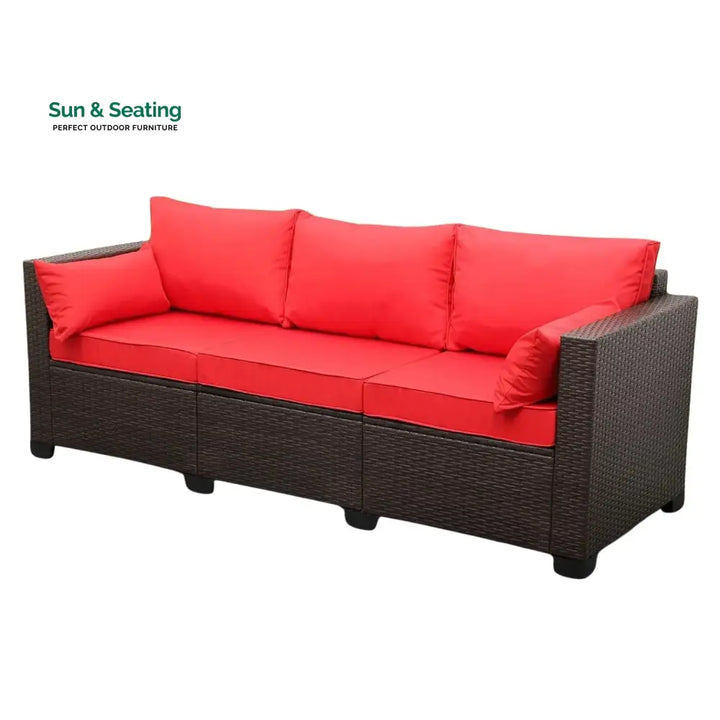 Montserrat 3-Seater Outdoor Rattan Wicker Patio Sofa Sofa Set
