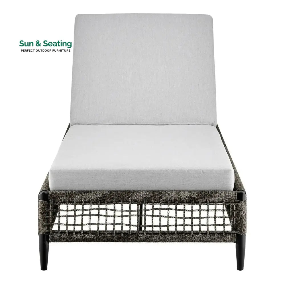 Najwa Outdoor All-Weather Rope Lounger with Cushions Lounger Set