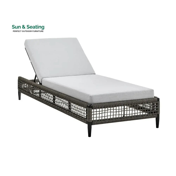 Najwa Outdoor All-Weather Rope Lounger with Cushions Lounger Set