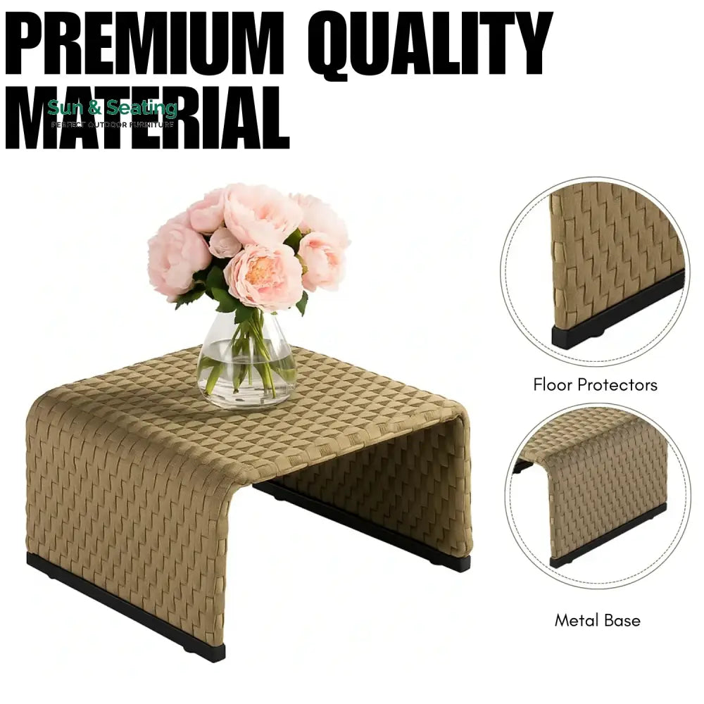 Naomi 5-Piece All Weather Wicker Sofa Set Sofa Set