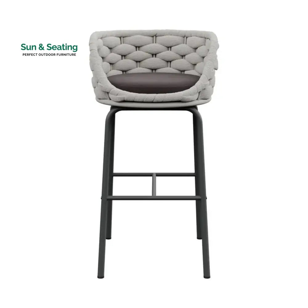 Natalia 2-Piece Outdoor Rope Bar Chairs – Stylish Comfort Built to Last Bar Chairs