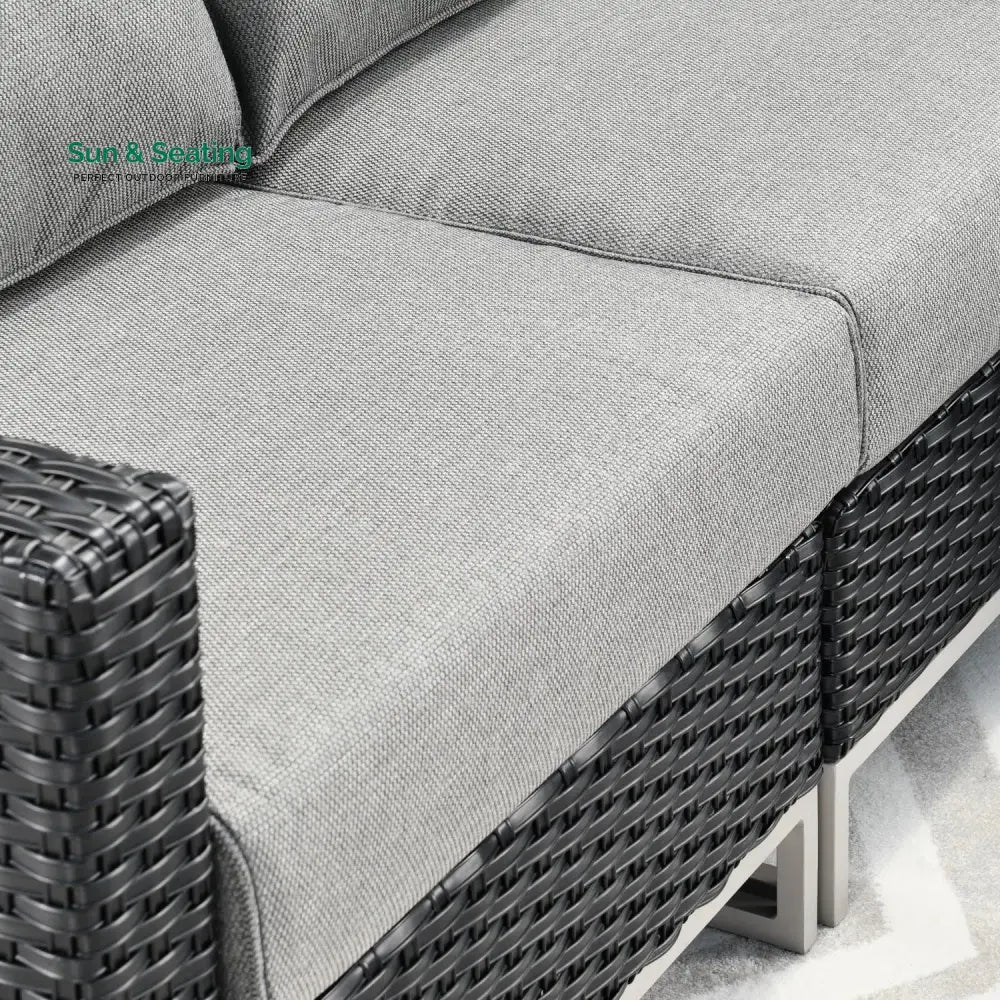Norberta Outdoor Rattan Wicker 7-Seater Sofa Set Sofa Set