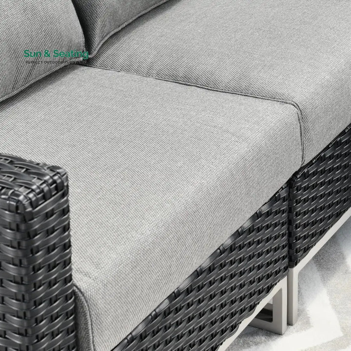 Norberta Outdoor Rattan Wicker 7-Seater Sofa Set Sofa Set