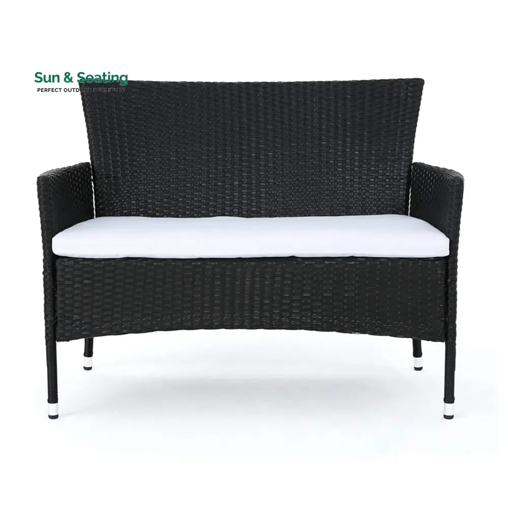 Nova 2-Piece Outdoor Rattan Wicker Loveseat Sofa Sofa Set
