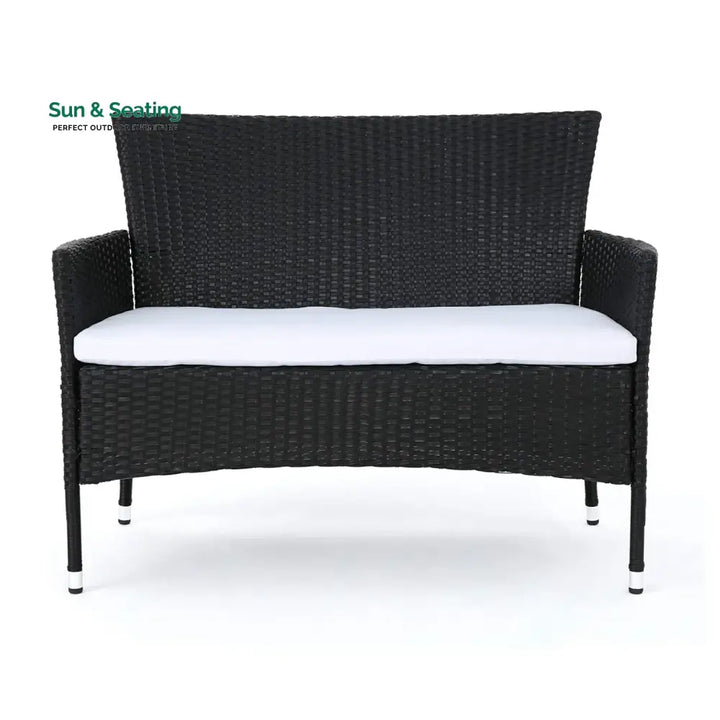 Nova 2-Piece Outdoor Rattan Wicker Loveseat Sofa Sofa Set