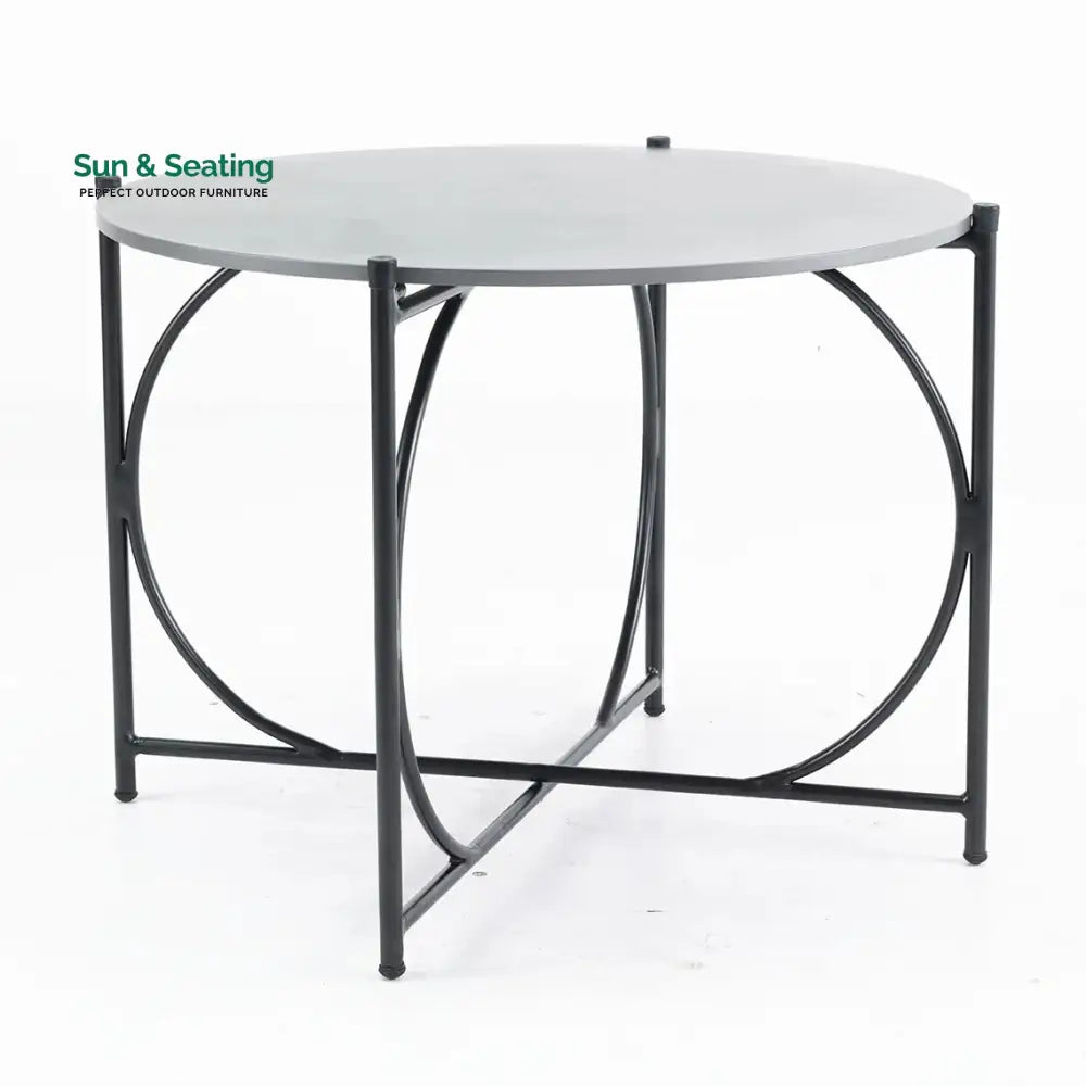 Novar Outdoor Patio Seating Set 4 Chairs and 1 Table Set Braided &amp; Rope Coffee Table Sets
