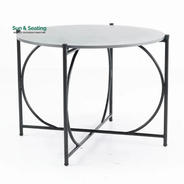 Novar Outdoor Patio Seating Set 4 Chairs and 1 Table Set Braided &amp; Rope Coffee Table Sets