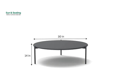 Oli Outdoor Garden Balcony Sofa Set 2 Seater 2 Single seater and 1 Center Table Set (Black + Cream) Sofa Sets