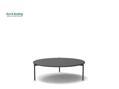 Oli Outdoor Garden Balcony Sofa Set 2 Seater 2 Single seater and 1 Center Table Set (Black + Cream) Sofa Sets