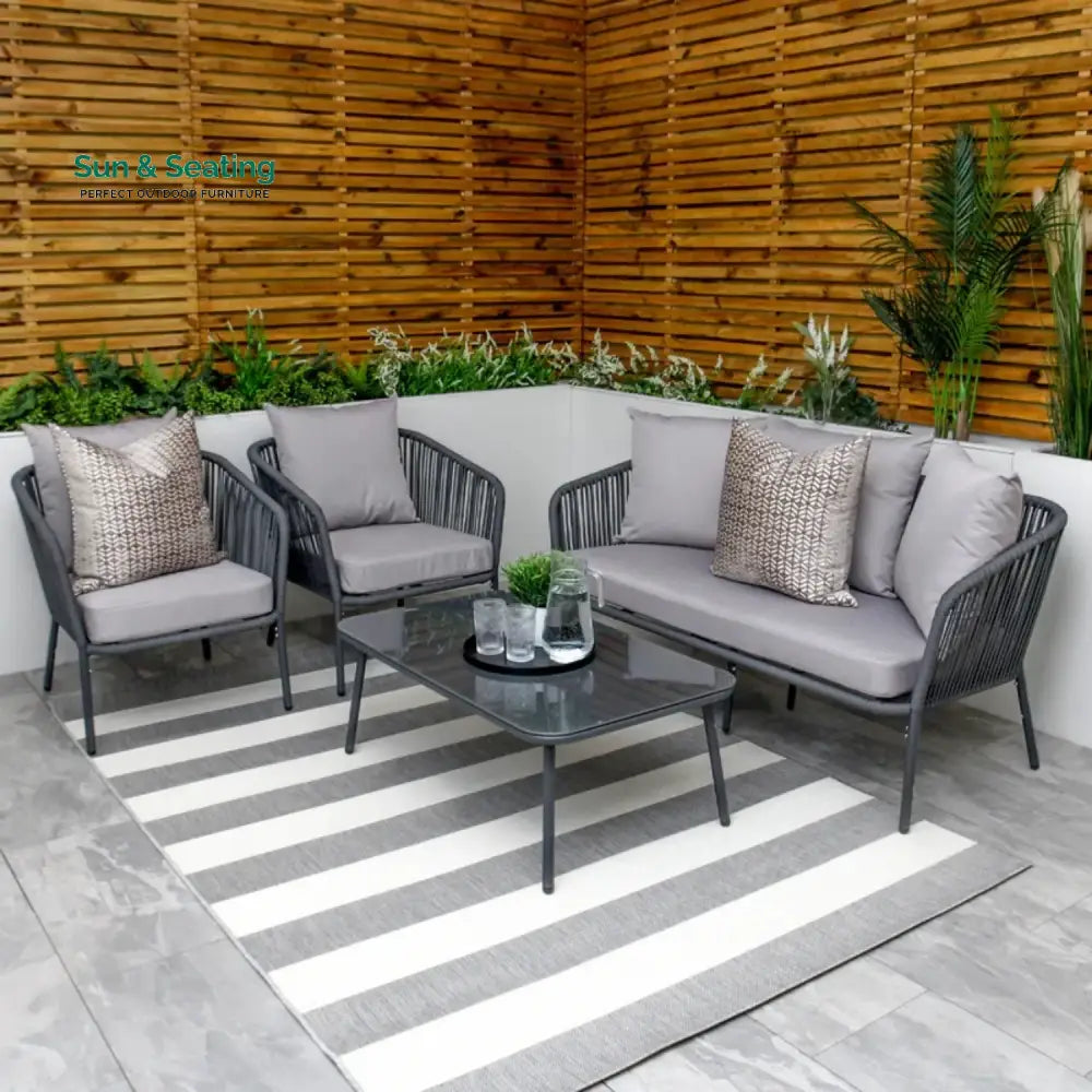 Ophelia 5-Seater Outdoor All-Weather Rope Sofa Set Sofa Set