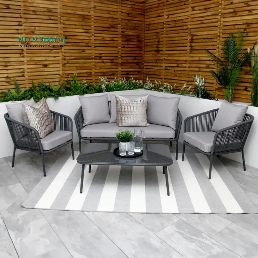 Ophelia 5-Seater Outdoor All-Weather Rope Sofa Set Sofa Set