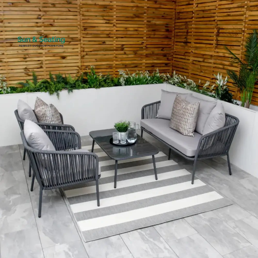 Ophelia 5-Seater Outdoor All-Weather Rope Sofa Set Sofa Set