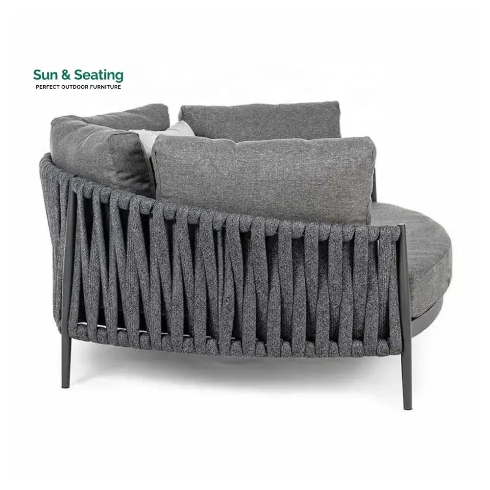 Ophelie Outdoor Patio Rope Daybed for Garden Daybed