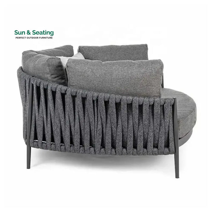Ophelie Outdoor Patio Rope Daybed for Garden Daybed