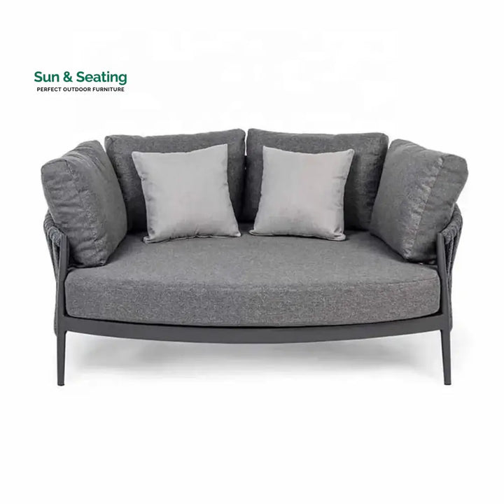 Ophelie Outdoor Patio Rope Daybed for Garden Daybed