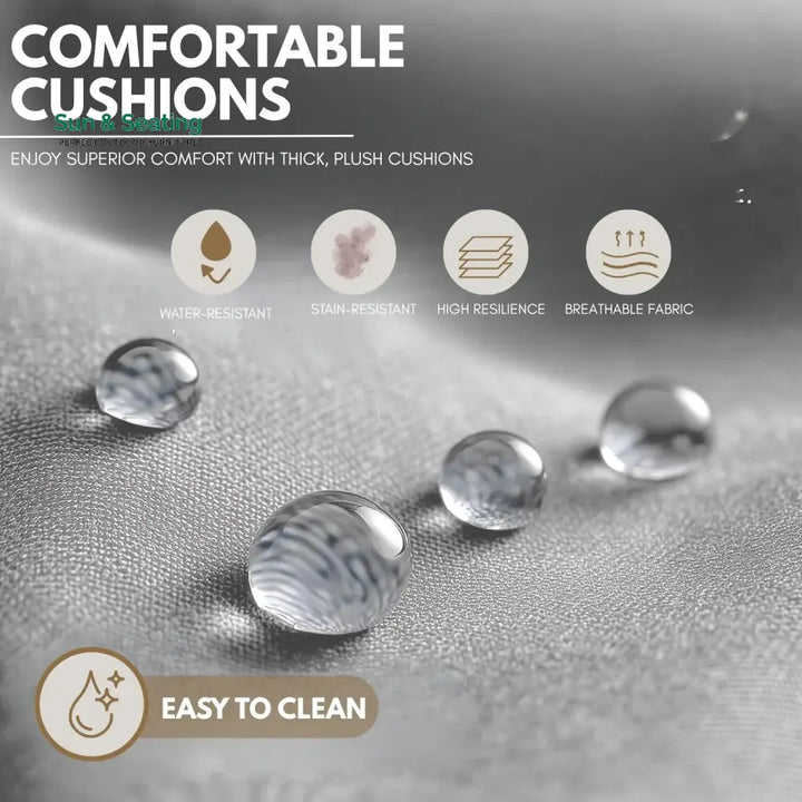 Oriana 5-Seater Outdoor All-Weather Rope Sofa Set Sofa Set
