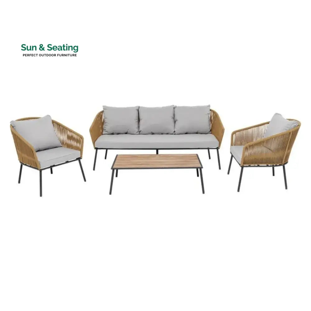 Oriana 5-Seater Outdoor All-Weather Rope Sofa Set Sofa Set