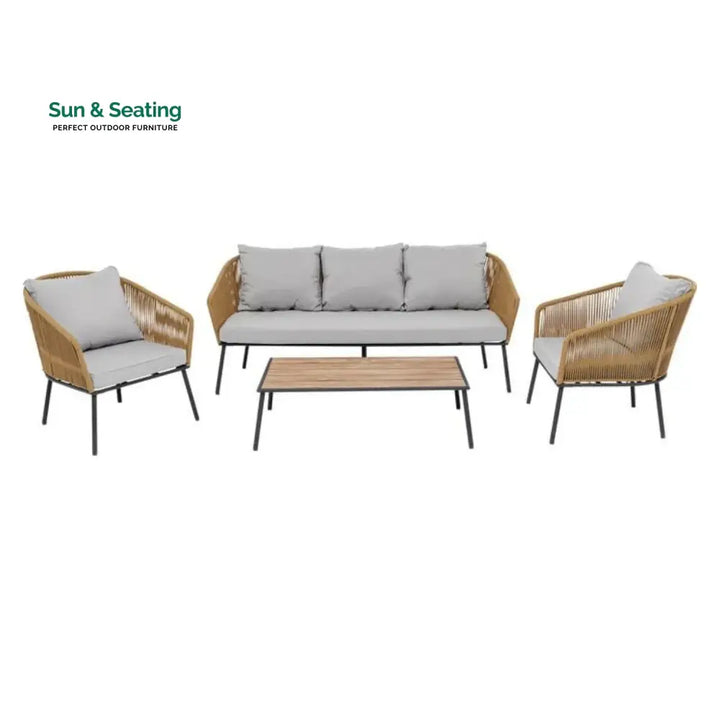 Oriana 5-Seater Outdoor All-Weather Rope Sofa Set Sofa Set
