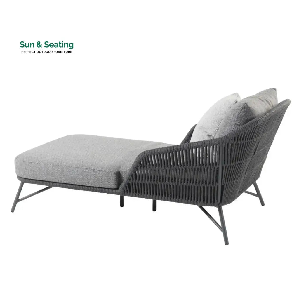 Outdoor Rope Patio Single Seater Daybed All Weather Furniture Daybed