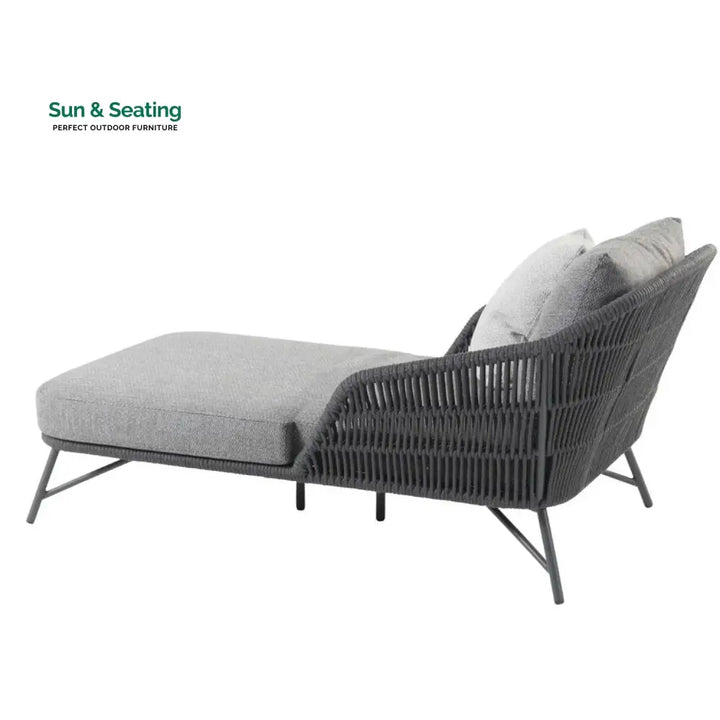Outdoor Rope Patio Single Seater Daybed All Weather Furniture Daybed