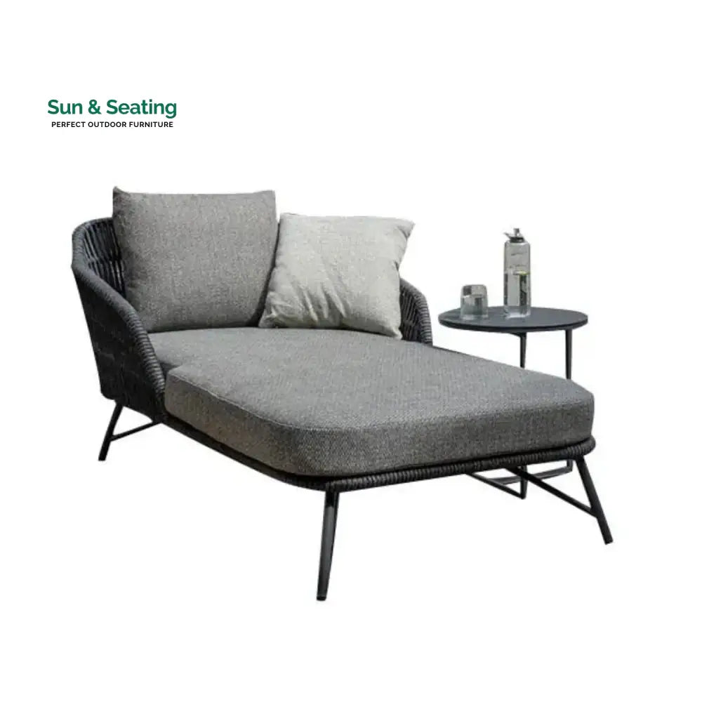 Outdoor Rope Patio Single Seater Daybed All Weather Furniture Daybed