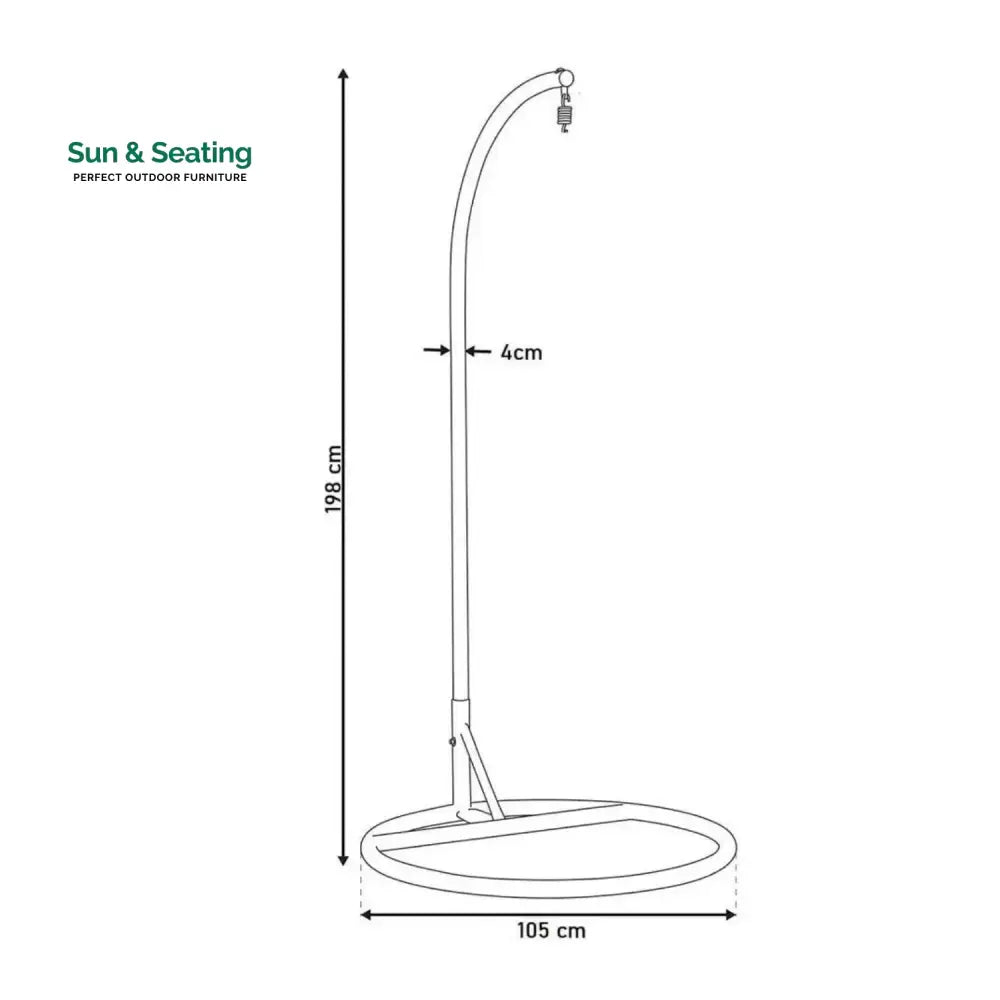 Outdoor Swing and Chair Stand: 200Kg capacity Swing Stand