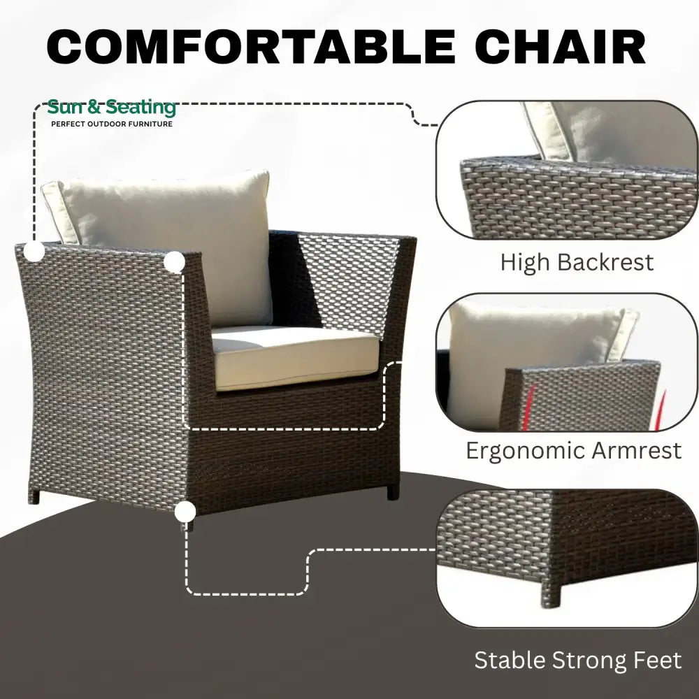 Outdoor Wicker 10 Seater Sectional Sofa Set Sofa Set